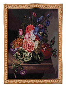 Blossoms on Stage Handwoven Tapestry