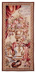 Pillaster Violin Right Handwoven Tapestry