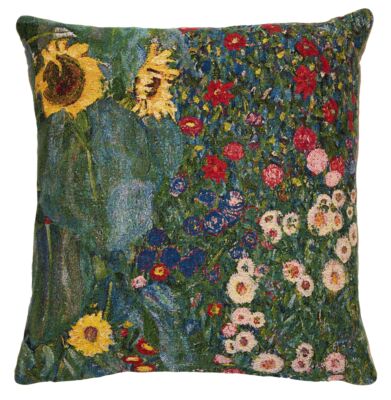 Klimt Flowers II Pillow Cover