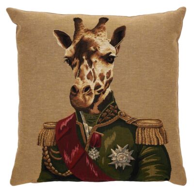 Colonel Giraffe Pillow Cover