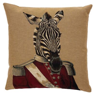 Sergeant Zebra Pillow Cover