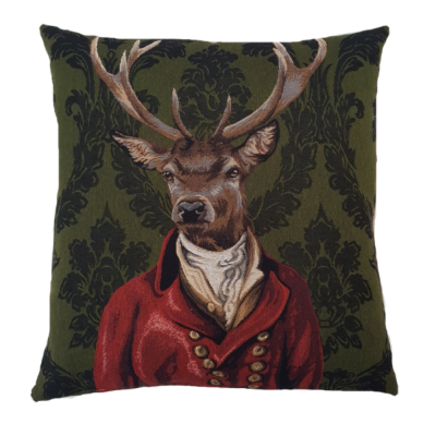 Stanley Stag Damask Pillow Cover
