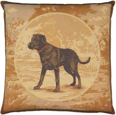 Black Labrador Pillow Cover