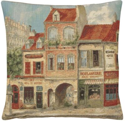 Paris Scene V Pillow Cover