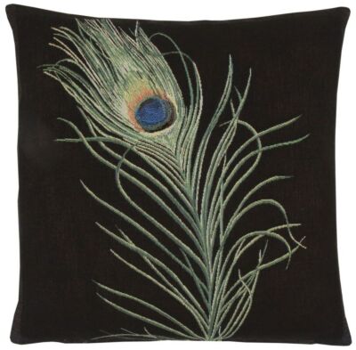 Peacock Plume Pillow Cover
