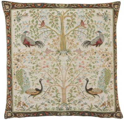 Birds & Trees - Cream Pillow Cover