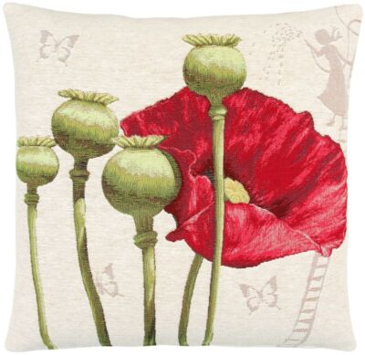 Grand Poppies I Pillow Cover