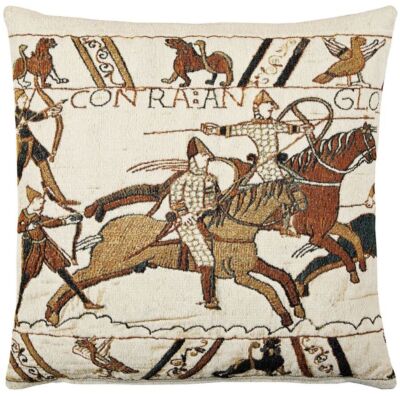 Bayeux-Battle (woollen) Pillow Cover