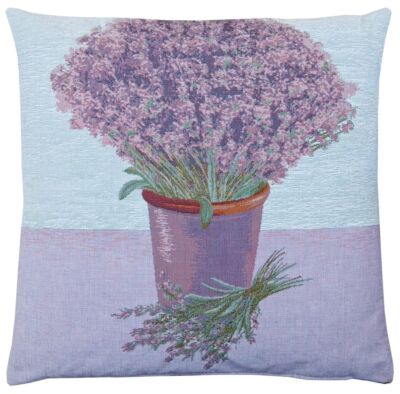 Lavender Pot Pillow Cover
