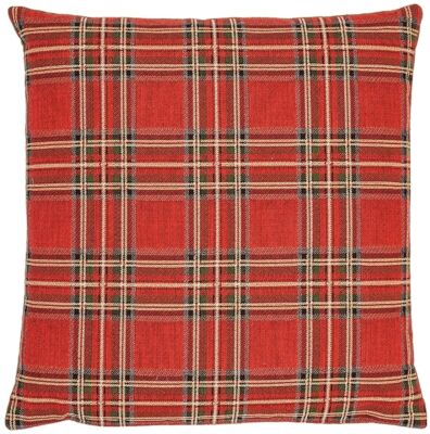 Red Tartan Pillow Cover