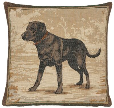 Black Lab Pillow Cover