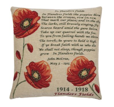 Flanders Fields Pillow Cover