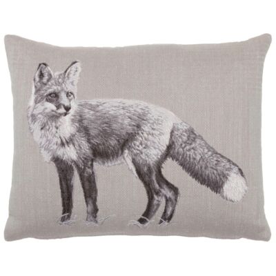 Fox Country Linen Oblong Pillow Cover