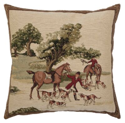 English Hunt I Pillow Cover