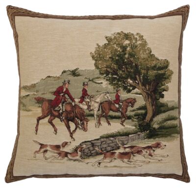 English Hunt II Pillow Cover