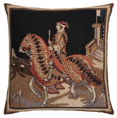 Knight of Siena Pillow Cover