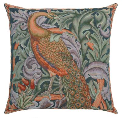 Morris Peacock Right Pillow Cover