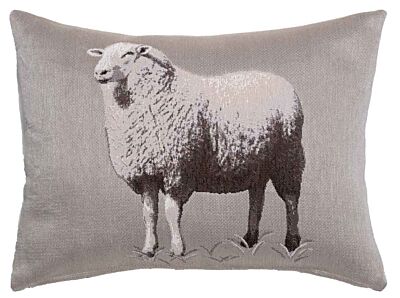 Sheep Country Linen Pillow Cover