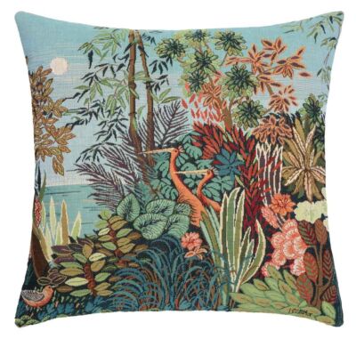 Tropical Birds II Pillow Cover