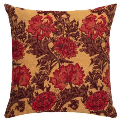 Chrysanthemums Gold Pillow Cover