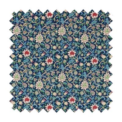 Evenlode Flowers - Blue Tapestry Fabric