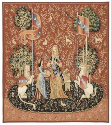 La Dame a La Licorne 'L'Odorat' (Lady with the Unicorn - The Smell) Tapestry