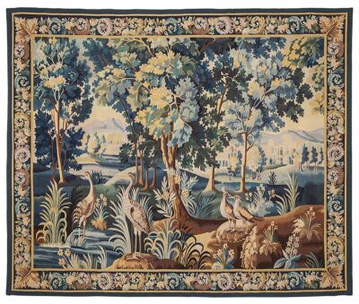 Verdure aux Oiseaux Tapestry