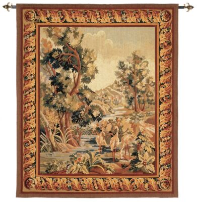 Paysage au Riviere Handwoven Tapestry