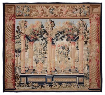 Garland Columns Handwoven Tapestry