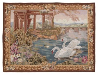 Swan Passage Handwoven Tapestry