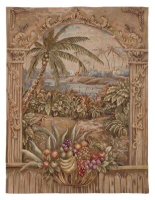 Palms & Fruit Handwoven Tapestry