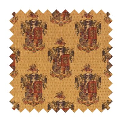 Knight's Armorial Tapestry Fabric