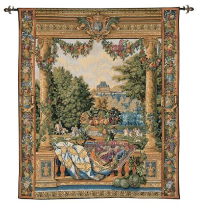 Palace of Versailles Tapestry - 2'10" x 2'3" (86 x 68 cm)