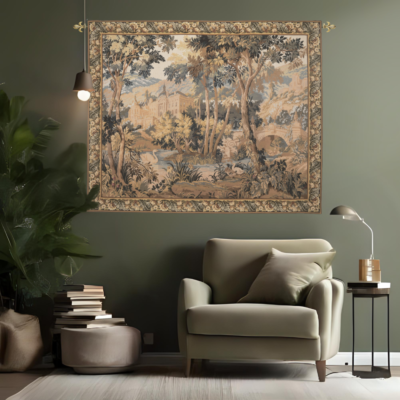 Canards Loom Woven Tapestry - 5'3" x 6'4" (160 x 192 cm) - Last Piece Remaining!