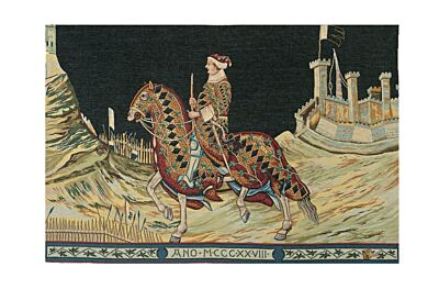 Knight of Siena Tapestry Tapestry