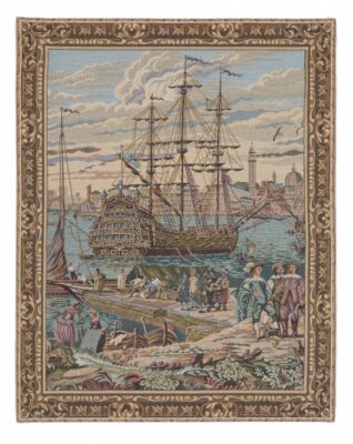 Merchant Ship Tapestry