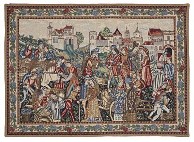 Medieval Wine Merchants Tapestry