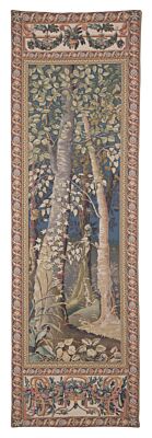 Forest Portiere with Frieze Tapestry