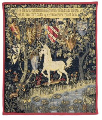 The Quest for the Unicorn Tapestry - 4'3" x 3'5"