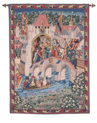 Springtime at Camelot Tapestry