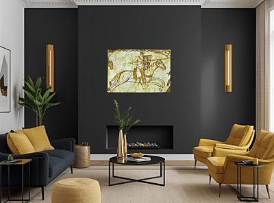 Knight and Charger Tapestry - 2 Sizes Available - Last Pieces Remaining!