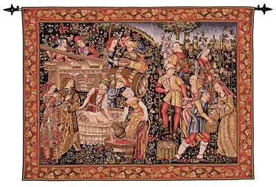 Medieval Grape-Harvest Tapestry