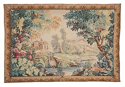 Les Deux Herons Tapestry - 4'3" x 6'1" (130 x 185 cm) - Last Piece Remaining!