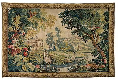 Les Deux Herons Tapestry