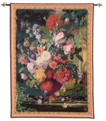 Bouquet Flamand Tapestry - 3'9" x 2'9" (113 x 84 cm)