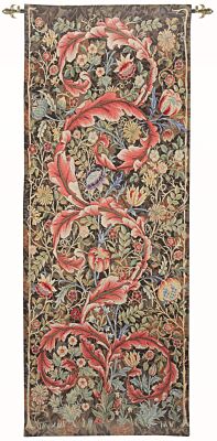 Acanthus Leaf - Burgundy Tapestry