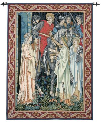 Departure from Camelot Tapestry - 5'2" x 3'10" - 1 pc remaining