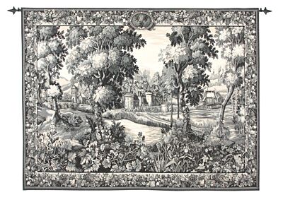 Verdure Chantilly Greyscale Tapestry