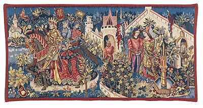 History of King Arthur Tapestry - 1'6" x 2'11" 