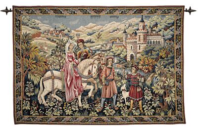 La Promenade (The Outing) Tapestry - 4'3" x 6'2" (130 x 188 cm) - Last Piece Remaining!